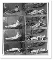 Adah Isaacs Menken, 1835-1868, in 8 seductive reclining poses, Historic Reproduction