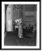Historic Framed Print, [Sarah Bernhardt, 1844-1923, full length portrait, standing, facing right; in Adrienne Lecouvreur"]",  17-7/8" x 21-7/8"