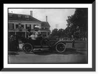 Wilson family in car in front of house, Sea Girt, N.J. Classic, Antique Print