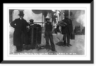 Historic Framed Print, Saving any old thing,  17-7/8" x 21-7/8"