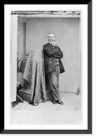 Walt Whitman, 1819-1892, full length portrait, standing, facing front; arms folded, Vintage Print