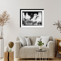 Historic Framed Print, Edwards, Eberhardt, Hammer, Collser at Wright Funeral,  17-7/8" x 21-7/8"
