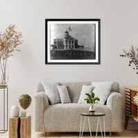 Historic Framed Print, Southern Yacht Club, New Orleans, La.,  17-7/8" x 21-7/8"
