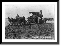 J.N. Welsby breaking sod, S.D, Antique Poster