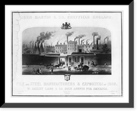 John Martin & Co., Sheffield, England. File and steel manufacturers & exporters of iron. W. Bailey Lang & Co. sole agents for America.J.H. Bufford's Lith., Boston, Mass, Vintage Poster
