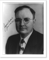 James Oliver Eastland, 1904- , head and shoulders portrait, facing left, autographed, Antique Poster