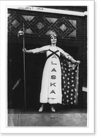 Suffragettes - U.S. - Margaret Vale (Mrs. George Howe), niece of Pres. Wilson in Suffrage parade, New York. Oct. 1915. Classic, Vintage Wall Art