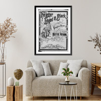 Historic Framed Print, The Letter Edged in Black,  17-7/8" x 21-7/8"