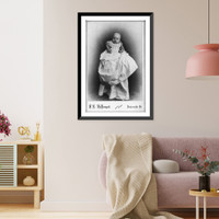 Portraits of children named after Pres. Benj. Harrison and V.P. Morton, 1889-1892: Benj. Harrison Williams, Vintage Poster