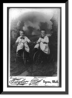 Portraits of children named after Pres. Benj. Harrison and V.P. Morton, 1889-1892: Benjamin & Harrison Odentraggs, Historic Reproduction