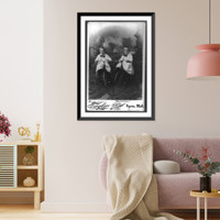 Portraits of children named after Pres. Benj. Harrison and V.P. Morton, 1889-1892: Benjamin & Harrison Odentraggs, Historic Reproduction