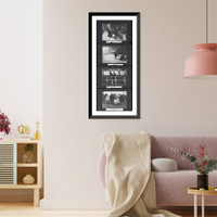 Film stills of four scenes from the film The Life of an American Policeman"", Antique Poster