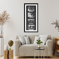 Film stills of four scenes from the film The Life of an American Policeman"", Antique Poster
