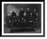 President John Grimes Walker and staff of the Isthmian Canal Comission, Vintage Print
