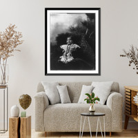 Historic Framed Print, Two Shawl,  17-7/8" x 21-7/8"