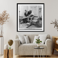 Historic Framed Print, Country love,  17-7/8" x 21-7/8"