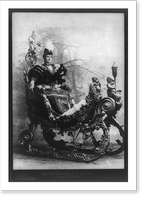 Lillian Russell, 1861-1922, full length portrait, seated in ornate sleigh, facing right; in The Grand Duchess"" Classic, Antique Wall Art