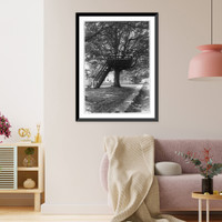 Group of people in tree house, Holiday Farm, Bantam Litchfield, Conn. Classic, Vintage Poster