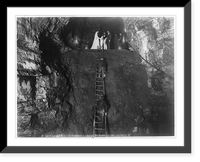 Historic Framed Print, Howes Cave, N.Y.: Bridal Chamber,  17-7/8" x 21-7/8"