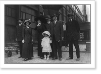Historic Framed Print, [George Jay Gould, 1864-1923, full length, standing, facing slightly right; with family],  17-7/8" x 21-7/8"