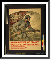 Polish Army in France. W. T. Benda, Vintage Wall Art