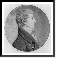 Thomas Bolling Robertson, 1779?-1828, head and shoulders portrait, right profile, Antique Poster