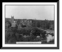 St. Paul's School, Concord, N.H.: Lower school from the new upper school, Vintage Print