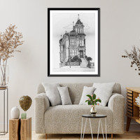 Old San Francisco 1946, The Westerfeld House. built 1889 Classic, Historic Reproduction