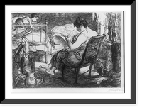 Historic Framed Print, The women's page,  17-7/8" x 21-7/8"