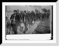 Historic Framed Print, Turk prisoners enter Vrania,  17-7/8" x 21-7/8"