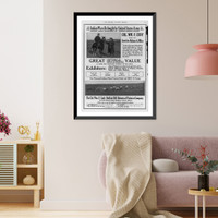 Historic Framed Print, Indian Wars Refought by United States Army,  17-7/8" x 21-7/8"