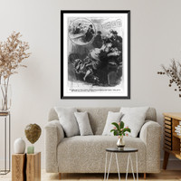 Historic Framed Print, New York's deadly dives - a Bowery inferno - Owney Geoghegan's Hurdy-Gurdy,  where thieves, prostitutes and blacklegs hold nightly revel - unadulterated deviltry unchecked by the police,  17-7/8" x 21-7/8"