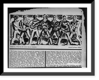 Historic Framed Print, Solidarity - Stand by the Seven men of Gastonia,  17-7/8" x 21-7/8"