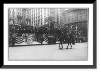Police parade, New York City: Inspector Miles Cortright on horseback, Vintage Poster