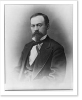 Charles Henry Morgan, 1842-1912, half length portrait, facing left, Vintage Wall Art