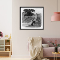 Historic Framed Print, There are two sides to a story,  17-7/8" x 21-7/8"