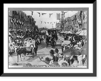 Historic Framed Print, New York. Medina. Old Home Week, S.S. Parade,  17-7/8" x 21-7/8"