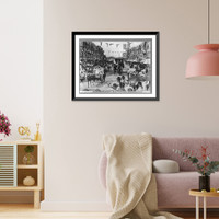 Historic Framed Print, New York. Medina. Old Home Week, S.S. Parade,  17-7/8" x 21-7/8"