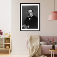 Historic Framed Print, Sir Winston Leonard Churchill 1874-1965,  17-7/8" x 21-7/8"