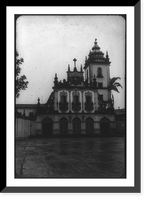 Historic Framed Print, Spanish Colonial church, Joao Passoa, Brazil,  17-7/8" x 21-7/8"