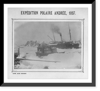 Exp&eacute;dition polaire Andr&eacute;e, 1897.clich&eacute; Alexis Machuron. - 2 Classic, Antique Print