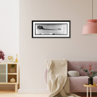 Historic Framed Print, Inflating a balloon at Camp Ziegler,  17-7/8" x 21-7/8"