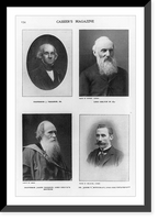 Historic Framed Print, [1] Professor J. Thomson, Sr.; [2] Lord Kelvin [William Thomsom, Baron, 1824-1907] in 1891; [3] Professor James Thomson, Lord Kelvin's brother; [4] Dr. James T. Bottomley, Lord Kelvin's nephew,  17-7/8" x 21-7/8"