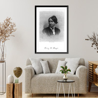 Lucy Wane (Webb) Hayes, Vintage Poster