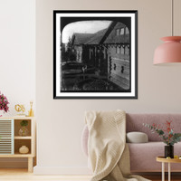 Historic Framed Print, Forestry Buiding, Portland Exposition, Oregon,  17-7/8" x 21-7/8"