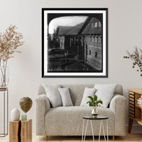 Historic Framed Print, Forestry Buiding, Portland Exposition, Oregon,  17-7/8" x 21-7/8"