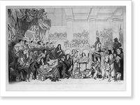 Historic Framed Print, Trial of Ld Wm Russell 1683,  17-7/8" x 21-7/8"