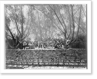 Historic Framed Print, As You Like It,  in Sylvan Dell, Jackson Park, [Chicago. Actors and actresses posed during a dress rehearsal (?)],  17-7/8" x 21-7/8"