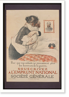 Pour que vos enfants ne connaissent plus les horreurs de la guerre souscrivez aacute lEmprunt National. Socieacuteteacute geacuteneacuterale - 2, Vintage Wall Art