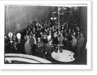 Scenes of open gambling in Reno, Nevada casinos: the last open gambling"; large crowd in casino", Historic Print